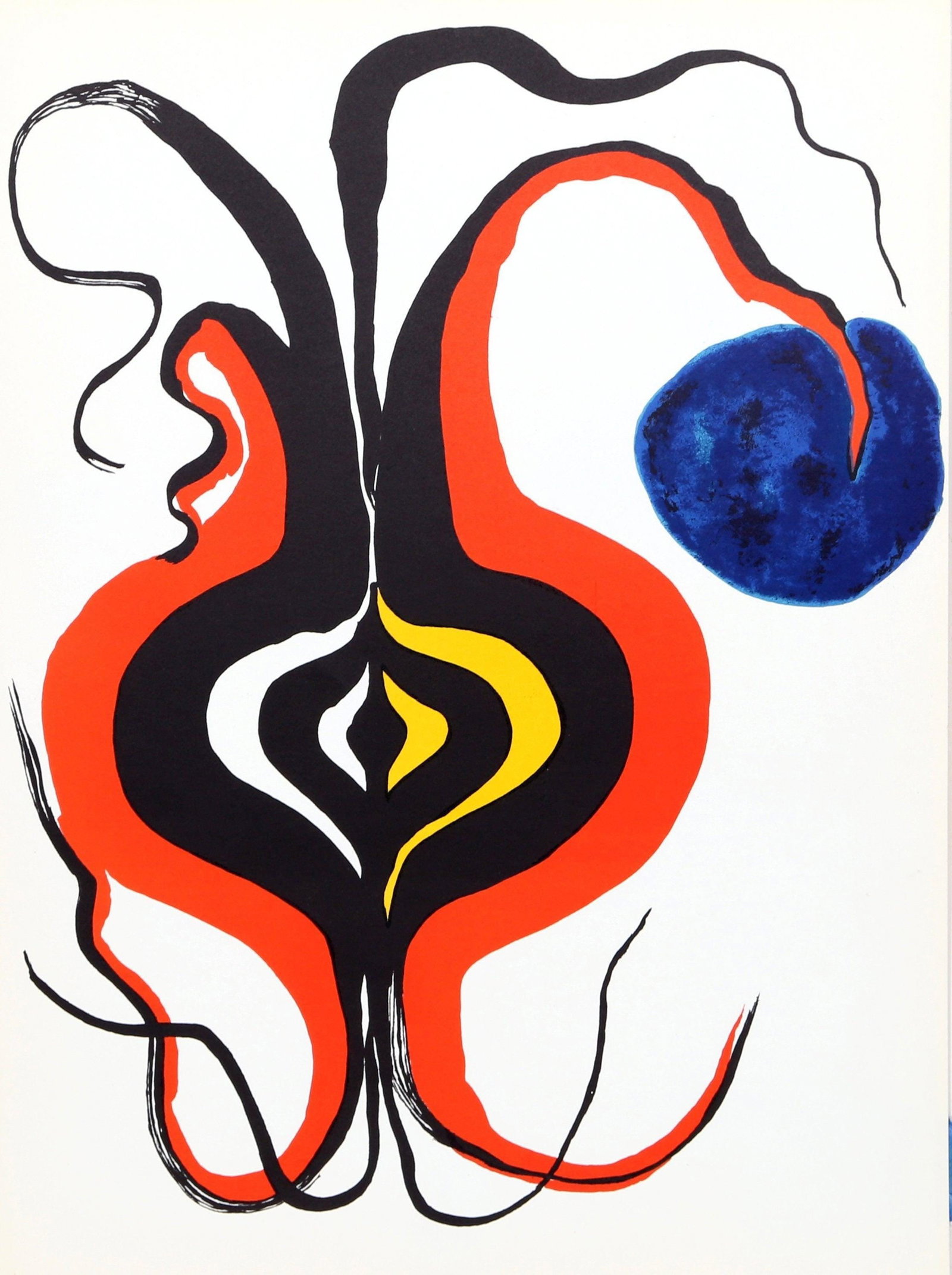 Alexander Calder, Composition, Derrire le miroir, Lithograph: Alexander Calder, Composition, Derrire le miroir, Lithograph Item Specifics: Paper Size: 15 x 11 inches. Excellent condition. Inscription: Unsigned and unnumbered, as issued. Notes: From Derrire le mi