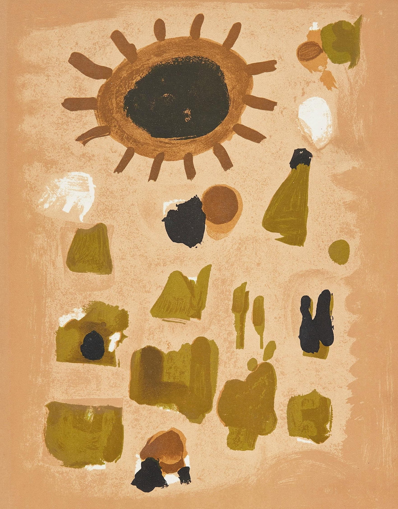 Roger Bissire XXe sicle composition Lithograph: Roger Bissire XXe sicle composition Lithograph Item Specifics: Paper Size: 12.5 x 9.75 inches. Excellent condition. Inscription: Unsigned and unnumbered, as issued. Notes: From the volume, XXe Sicle, 