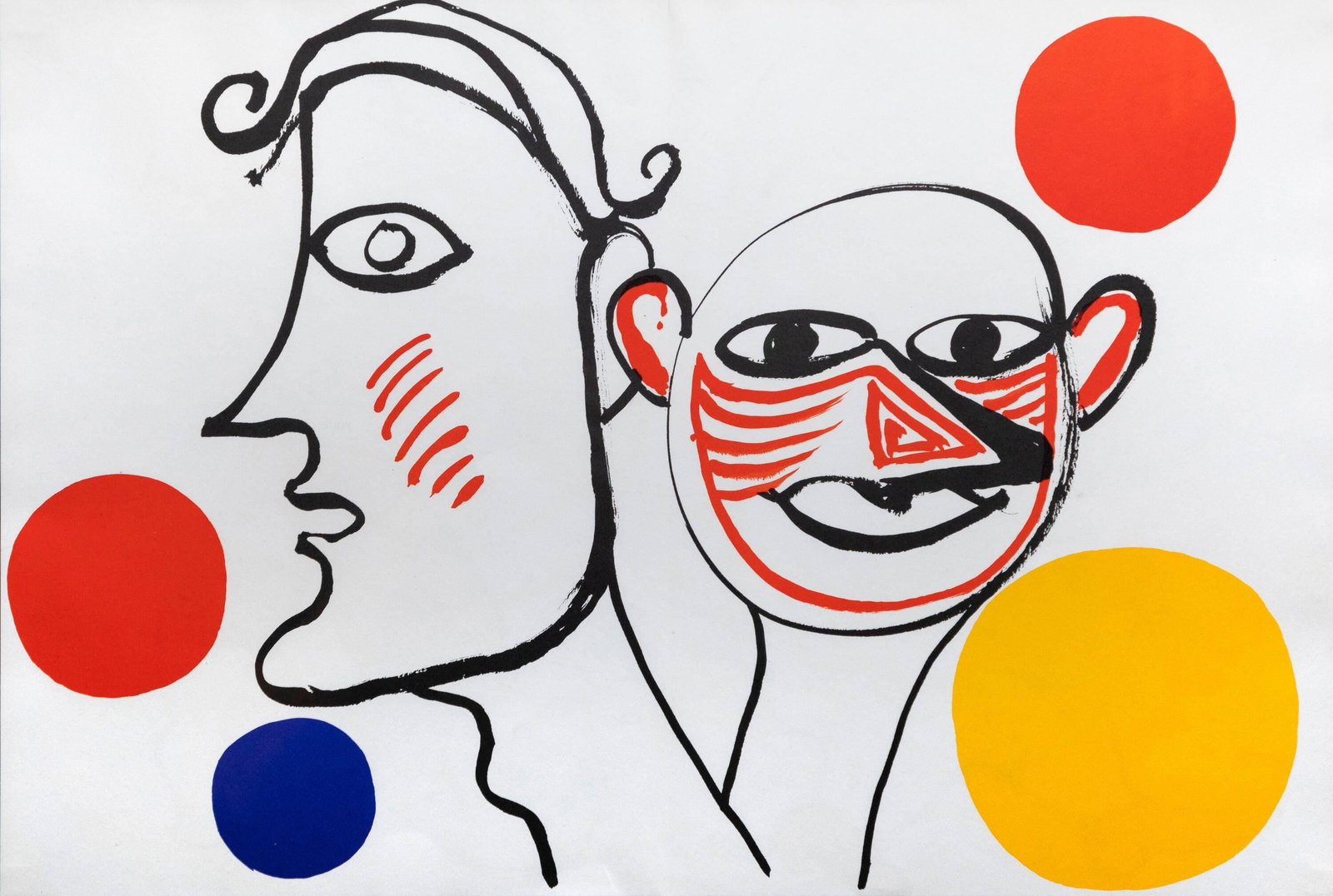 Alexander Calder, Composition, Derrire le miroir, Lithograph (1 of 5)