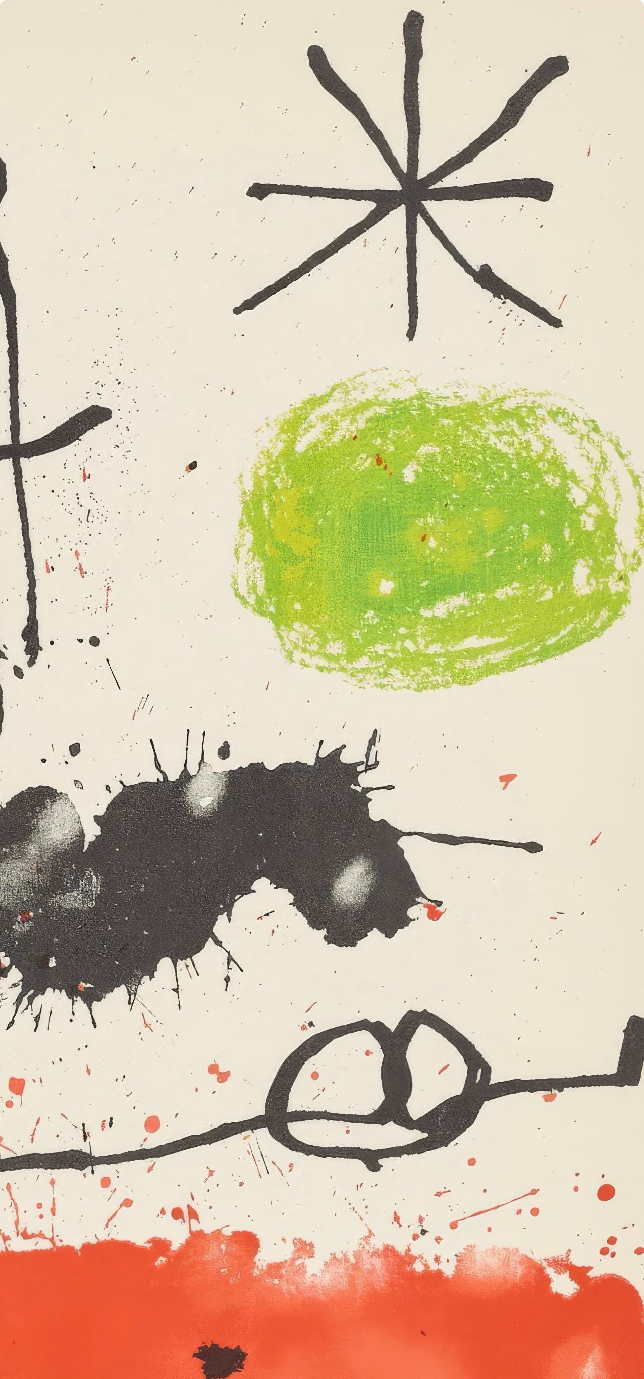 Recent Unpublished Work by Joan Miro Lithograph 1964 - 4