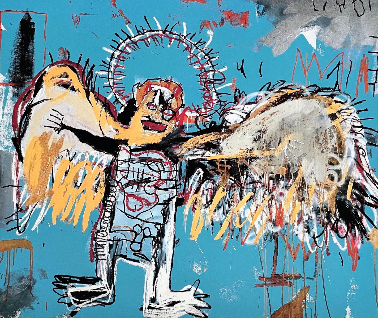 Jean Michel Basquiat Fallen Angel Official Edition Archival Print: Jean Michel Basquiat Fallen Angel Official Edition Archival Print Item Specifics: Paper Size: 18 x 24 inches. Inscription: Unsigned and unnumbered, as issued. Condition: Excellent. Notes: Licensed by 