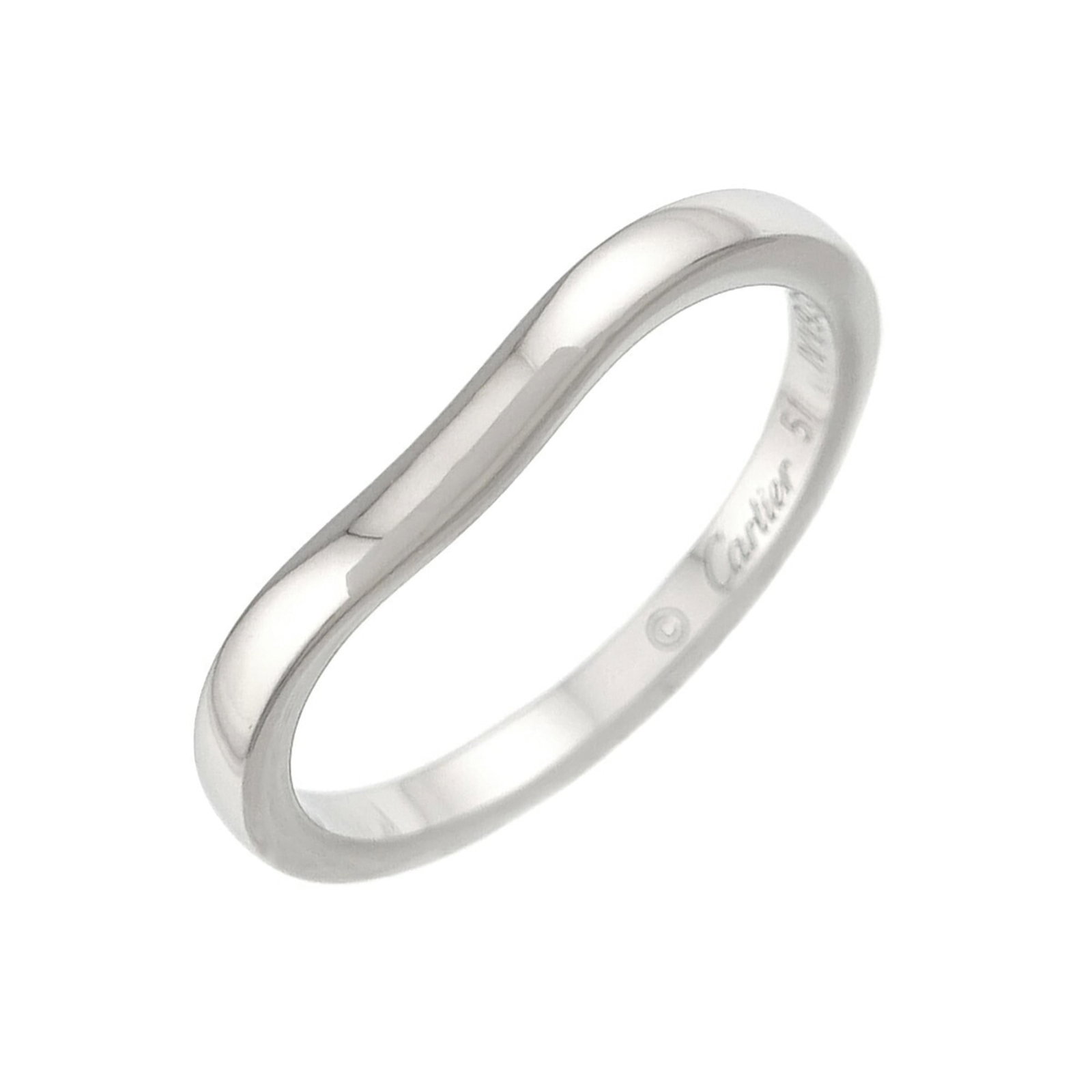 Cartier Band Ring Platinum 950: Cartier Band Ring Platinum 950 Platinum 950 Cartier Band Ring - A sleek and sophisticated design, this platinum band ring features the renowned Cartier brand. Made from high-quality Platinum 950