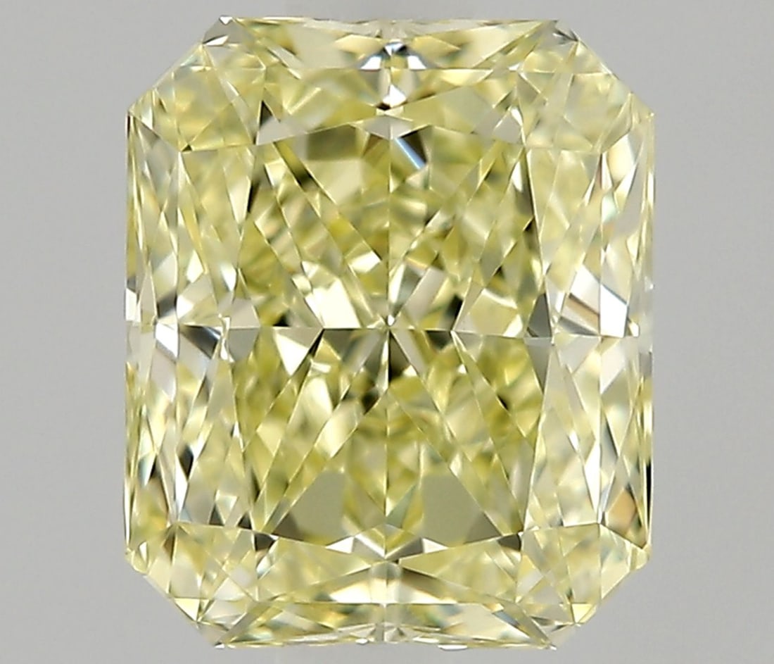GIA Radiant 0.65ct Fancy Light Yellow VVS1 - Loose Natural Diamond: GIA Radiant 0.65ct Fancy Light Yellow VVS1 - Loose Natural Diamond GIA certified, this loose natural diamond boasts an impressive 0.65 carat Fancy Light Yellow VVS1 cut, showcasing exceptional