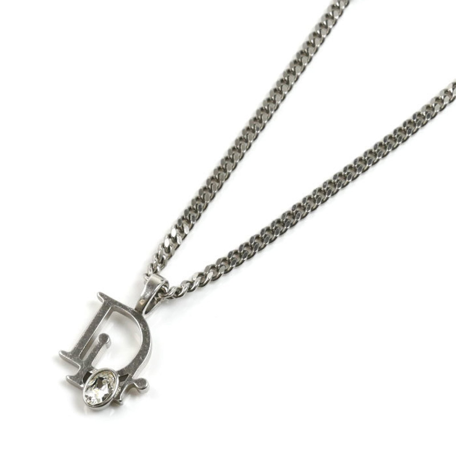 Christian Dior Brass Sparkle Necklace N3507Hommt_D001 18.4G 54-58Cm Women'S: Christian Dior Brass Sparkle Necklace N3507Hommt_D001 18.4G 54-58Cm Women'S Brass Sparkle Necklace from Christian Dior, featuring a pendant with dimensions of 25.4mm x 16.1mm and a neck circumference 