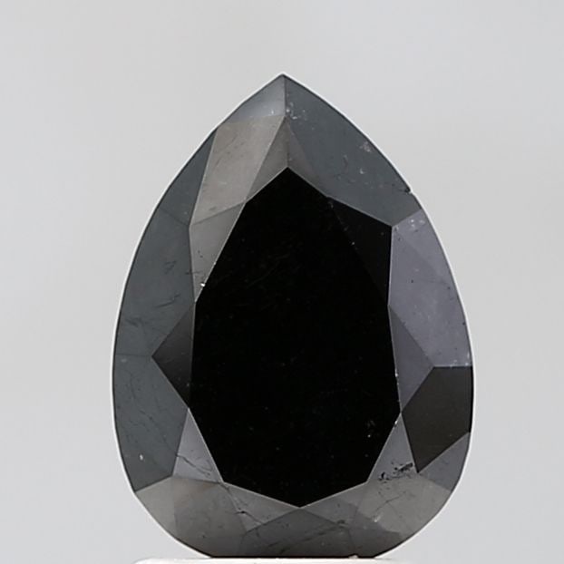 Pear 2.22ct Black VVS2 - Loose Natural Diamond: Pear 2.22ct Black VVS2 - Loose Natural Diamond The 2.22ct Black VVS2 diamond boasts exceptional clarity and polish, with its EX symmetry showcasing its precise cut. Measuring 9.73L x 7.07W x 4.13H, th