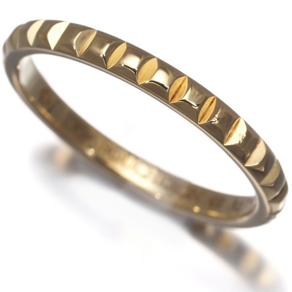 Boucheron Ring Quatre Clou De Paris Small Eu49 18K 750 Yellow Gold: Boucheron Ring Quatre Clou De Paris Small Eu49 18K 750 Yellow Gold 18k Yellow Gold Quatre Clou de Paris Ring EU49, a masterpiece of intricate design and precision craftsmanship. This exquisite ring fe