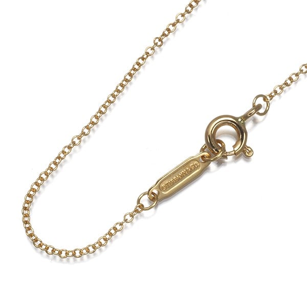 Tiffany&Co. Chain Necklace 40Cm 18K 750 Rose Gold: Tiffany&Co. Chain Necklace 40Cm 18K 750 Rose Gold Tiffany & Co.'s 40cm rose gold chain necklace boasts elegant simplicity, crafted from high-quality 18k / 750 metal. This refined piece features a slen
