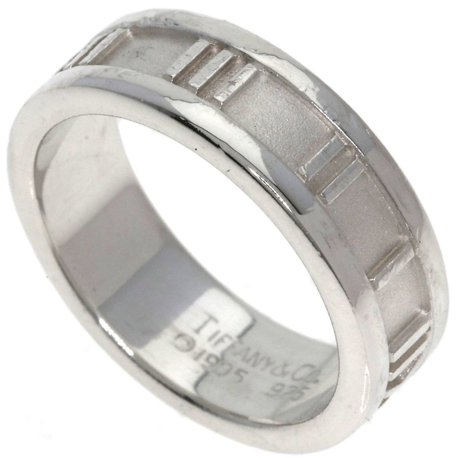 Tiffany Band Ring Silver: Tiffany Band Ring Silver Item Specifics: Brand: Tiffany Type: Band ring Gender: Women Material: Silver US Size: 6.5 Product Disclaimer: Items may exhibit light wear, such as minor scratches or slight
