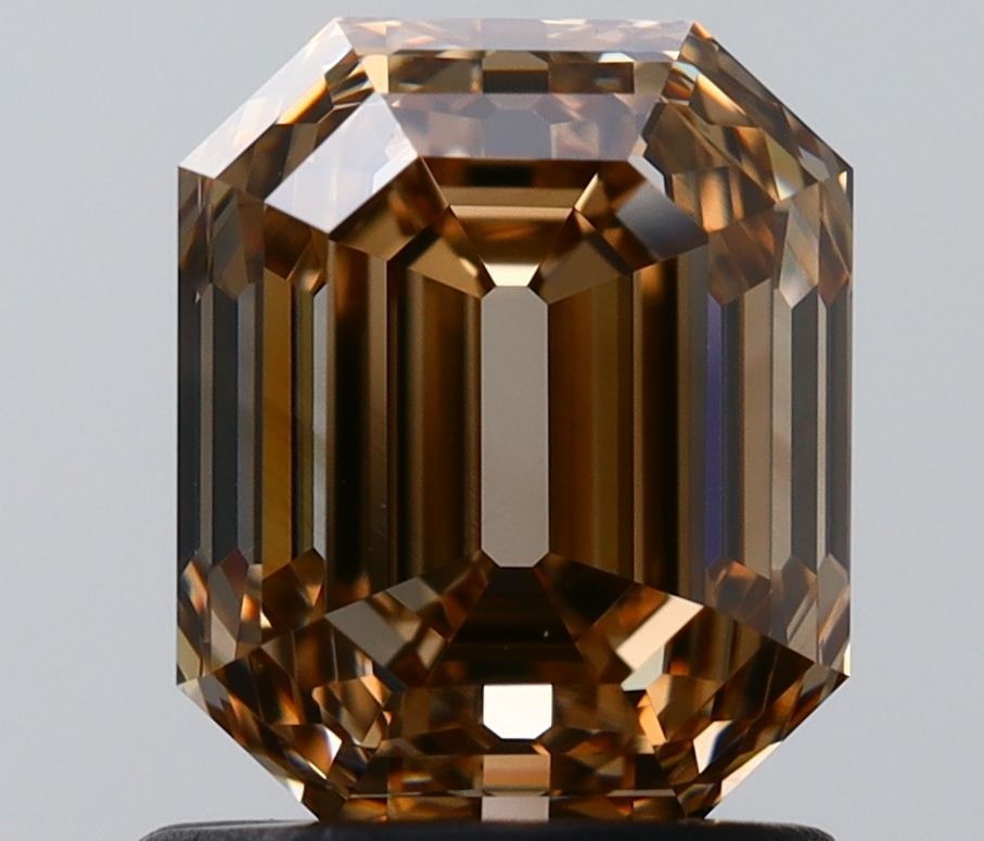 GIA Emerald 1.55ct Fancy Dark Yellowish Brown VVS2 - Loose Natural Diamond: GIA Emerald 1.55ct Fancy Dark Yellowish Brown VVS2 - Loose Natural Diamond GIA Emerald 1.55ct Fancy Dark Yellowish Brown VVS2 - Loose Natural Diamond.This GIA-certified, loose natural diamond boasts