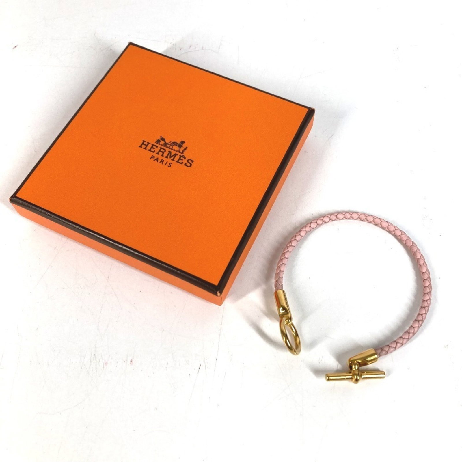 Hermes leather bangle - 8