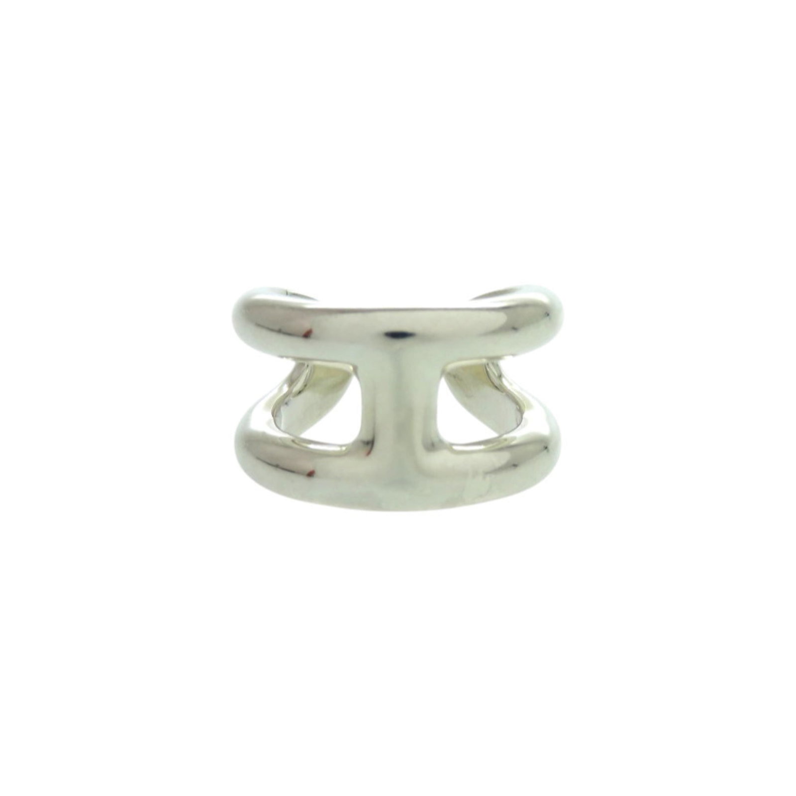 Ring of Silver Band by Hermes: Ring of Silver Band by Hermes Silver Band ring by Hermes, crafted from high-quality silver (925) with a sleek and modern design. This elegant band features a slender profile and a classic style that s