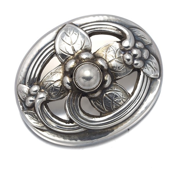 Georg Jensen Brooch 138 925 Sterling Silver (1 of 4)