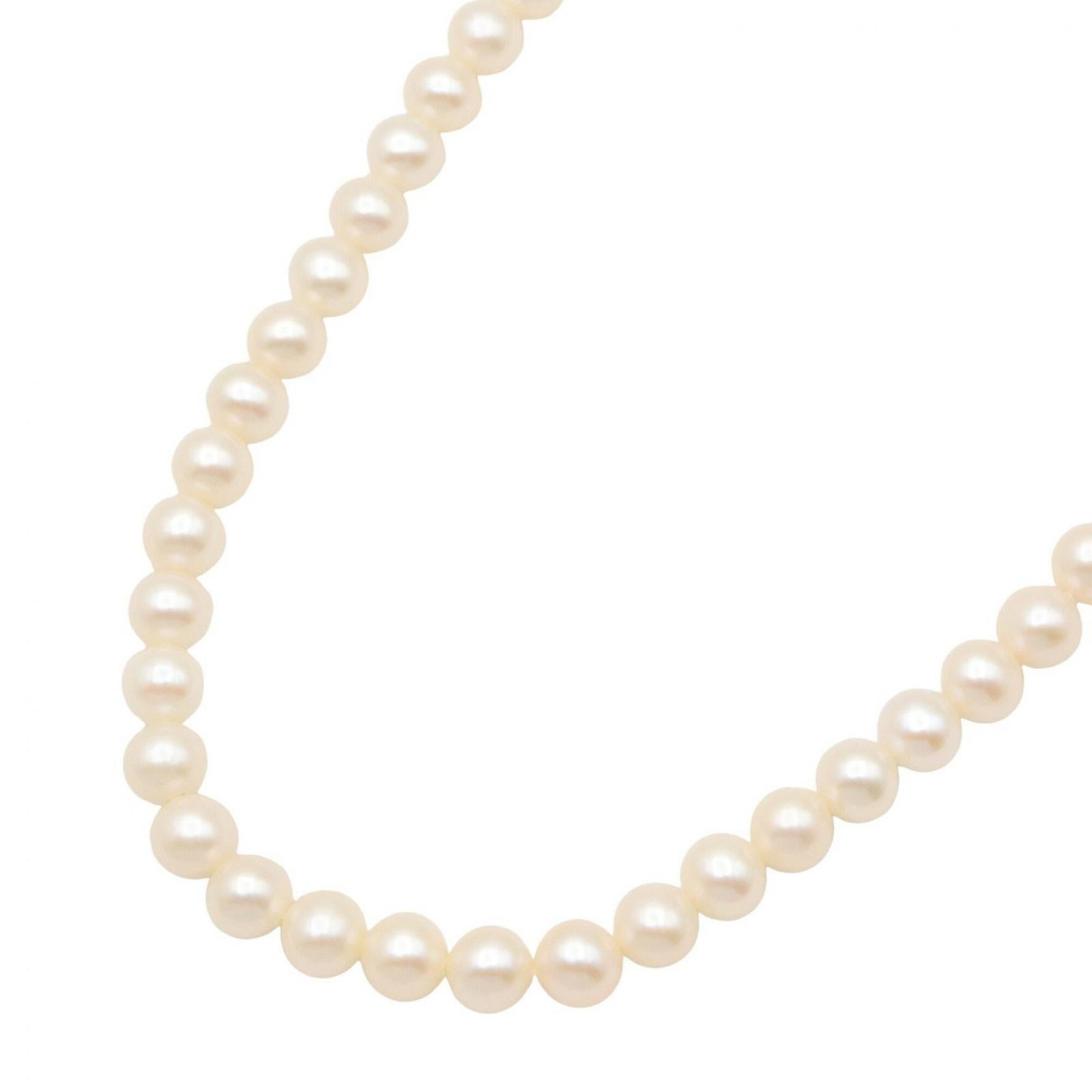 Tiffany & Co. Ziegfeld Pearl Necklace Sterling Silver 925 Pearl Women'S White: Tiffany & Co. Ziegfeld Pearl Necklace Sterling Silver 925 Pearl Women'S White Tiffany & Co. Ziegfeld Pearl Necklace in sterling silver 925 features a beautiful white pearl, carefully crafted into a