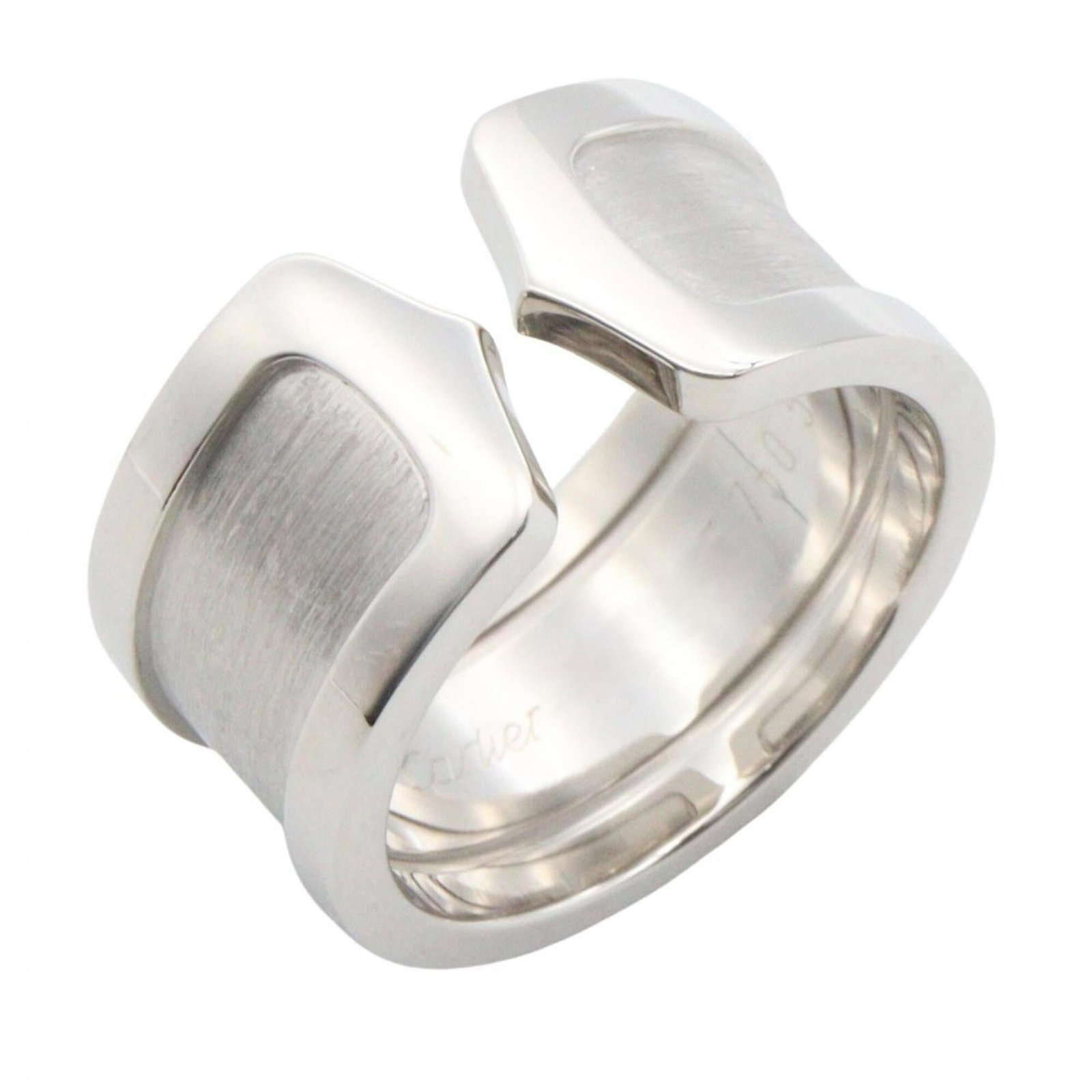 Cartier Band Ring White Gold (18K): Cartier Band Ring White Gold (18K) Cartier Band Ring White Gold (18K) - A sleek and sophisticated band ring in white gold, featuring the iconic Cartier design. This 18K white gold piece boasts a class