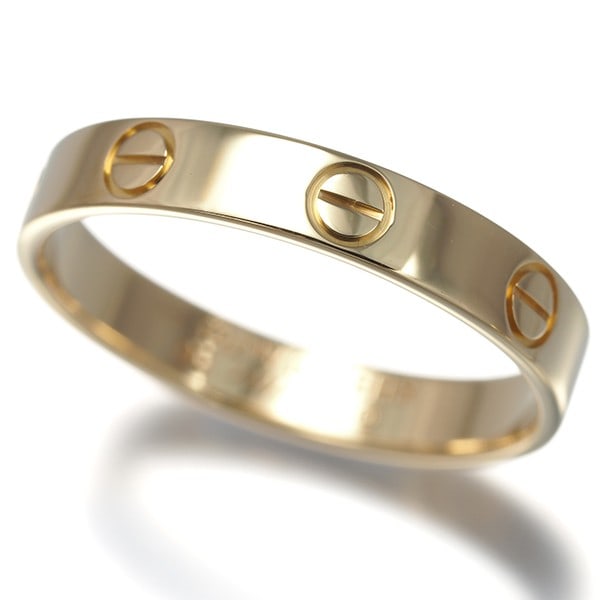 Cartier Ring Love Sm Eu56 18K 750 Yellow Gold: Cartier Ring Love Sm Eu56 18K 750 Yellow Gold Cartier's iconic Love Ring in 18k yellow gold, featuring a sleek band with a subtle elegance. This classic design showcases the luxury of Cartier's crafts
