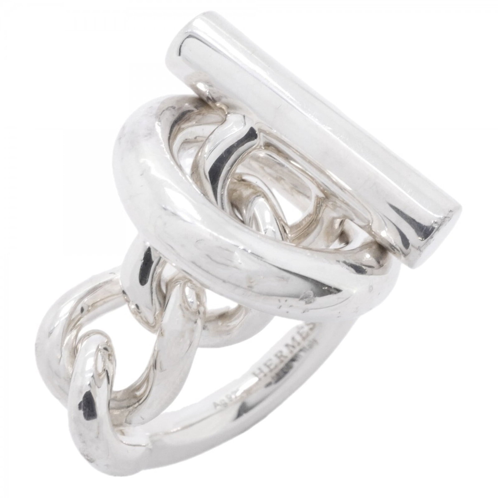 Ring of Silver Band by Hermes: Ring of Silver Band by Hermes Item Specifics: Brand: Hermes Type: Band ring Gender: Women Material: Silver 925 Brand Size: 52 US Size: 6.5 Product Disclaimer: Items may exhibit light wear, such as min