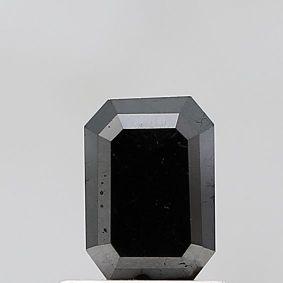 Emerald 1.01ct Black VVS2 - Loose Natural Diamond: Emerald 1.01ct Black VVS2 - Loose Natural Diamond 1.01ct Black VVS2 - Loose Natural Diamond with EX Cut, EX Polish, and Symmetry.This loose natural diamond boasts a striking black color and exceptiona