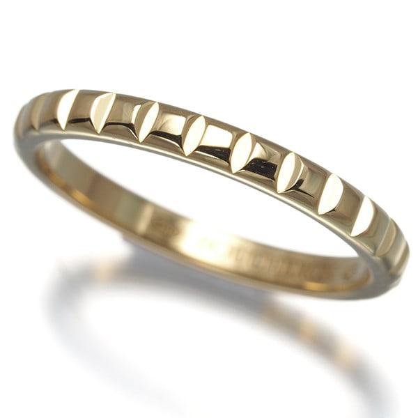 Boucheron Ring Quatre Clou De Paris Small Pinky Eu45 18K 750 Yellow Gold (1 of 5)