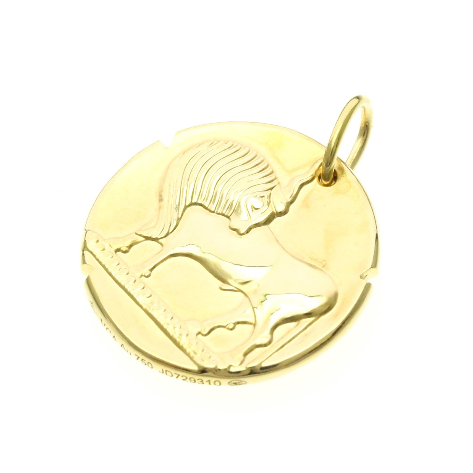 Van Cleef & Arpels Zodiac Medal Tauri (Taurus) Yellow Gold (18K) No Stone Menwomen Fashion Pendant: Van Cleef & Arpels Zodiac Medal Tauri (Taurus) Yellow Gold (18K) No Stone Menwomen Fashion Pendant Yellow gold (18K) pendant in the shape of Taurus, part of Van Cleef & Arpels' Zodiac Medal collection