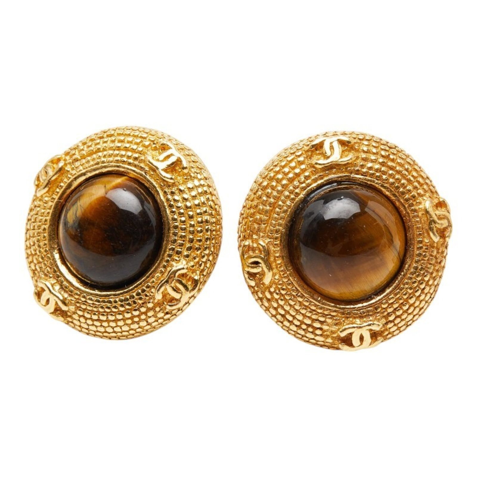Chanel Clip Earrings Gold Plating: Chanel Clip Earrings Gold Plating Chanel Clip Earrings Gold Plating - A sleek and sophisticated accessory, these gold-plated clip earrings from the iconic fashion brand feature a timeless design that