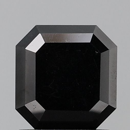 Square Emerald 1.26ct Black VVS1 - Loose Natural Diamond: Square Emerald 1.26ct Black VVS1 - Loose Natural Diamond Square Emerald cut diamond with exceptional clarity and polish, boasting a vibrant black color. Measuring 1.26 carats in weight, this loose nat