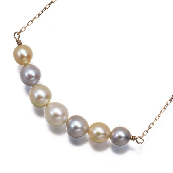 Baby Freshwater Pearl 3.2-3.9Mm Necklace 18K 750 Rose Gold: Baby Freshwater Pearl 3.2-3.9Mm Necklace 18K 750 Rose Gold 18k rose gold pendant necklace featuring a cultured freshwater pearl with a size range of approximately 3.2-3.9mm, suspended from a 39/42cm