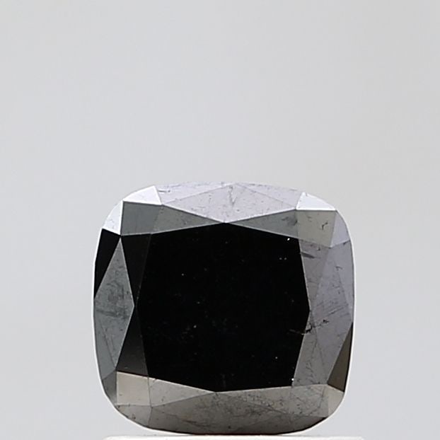 Cushion Brilliant 1.23ct Black VVS2 - Loose Natural Diamond: Cushion Brilliant 1.23ct Black VVS2 - Loose Natural Diamond 1.23ct Cushion Brilliant Black Diamond with exceptional clarity and polish, featuring a VVS2 grade and EX symmetry. This natural diamond