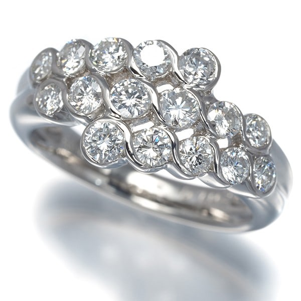 Diamond 1.02Ct Ring 900 Platinum (1 of 4)