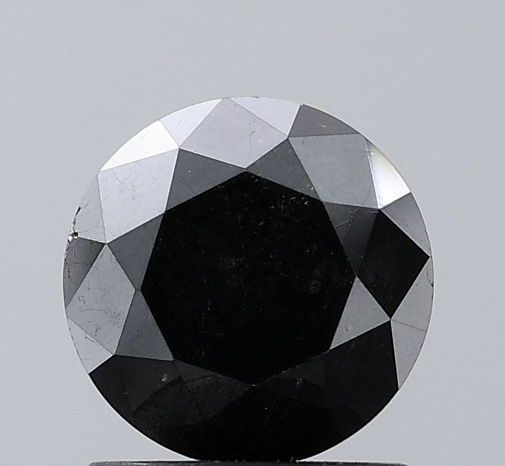 Round 1.65ct Black VVS2 - Loose Natural Diamond: Round 1.65ct Black VVS2 - Loose Natural Diamond Round 1.65ct Black VVS2 - Loose Natural Diamond, featuring exceptional EX cut, color, clarity, and symmetry, with a notable black hue and high polish gr