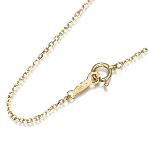 Mikimoto Chain Necklace Cable 38Cm 18K 750 Yellow Gold: Mikimoto Chain Necklace Cable 38Cm 18K 750 Yellow Gold Made from 18k yellow gold, this Mikimoto chain necklace boasts a sleek cable design with a length of 38cm. The delicate details and subtle shine 
