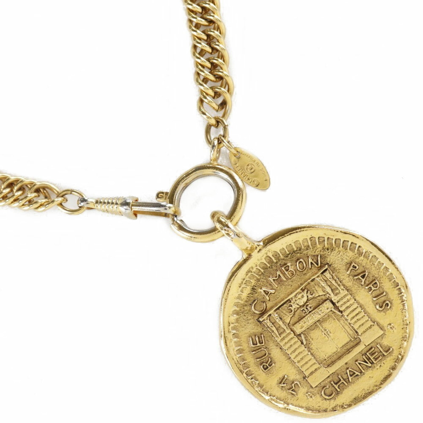 Chanel Coin 31 Rue Cambon Vintage Gilding Lady'S Necklace (1 of 8)