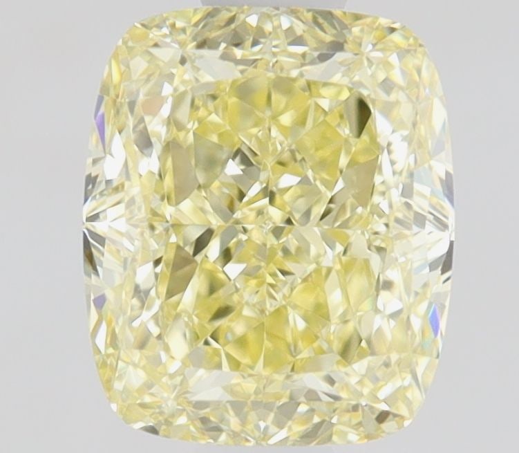 GIA Cushion Brilliant 0.91ct Fancy Yellow VVS1 - Loose Natural Diamond: GIA Cushion Brilliant 0.91ct Fancy Yellow VVS1 - Loose Natural Diamond GIA certified, this 0.91ct Fancy Yellow VVS1 diamond boasts exceptional clarity and polish, with an EX grade that showcases its b