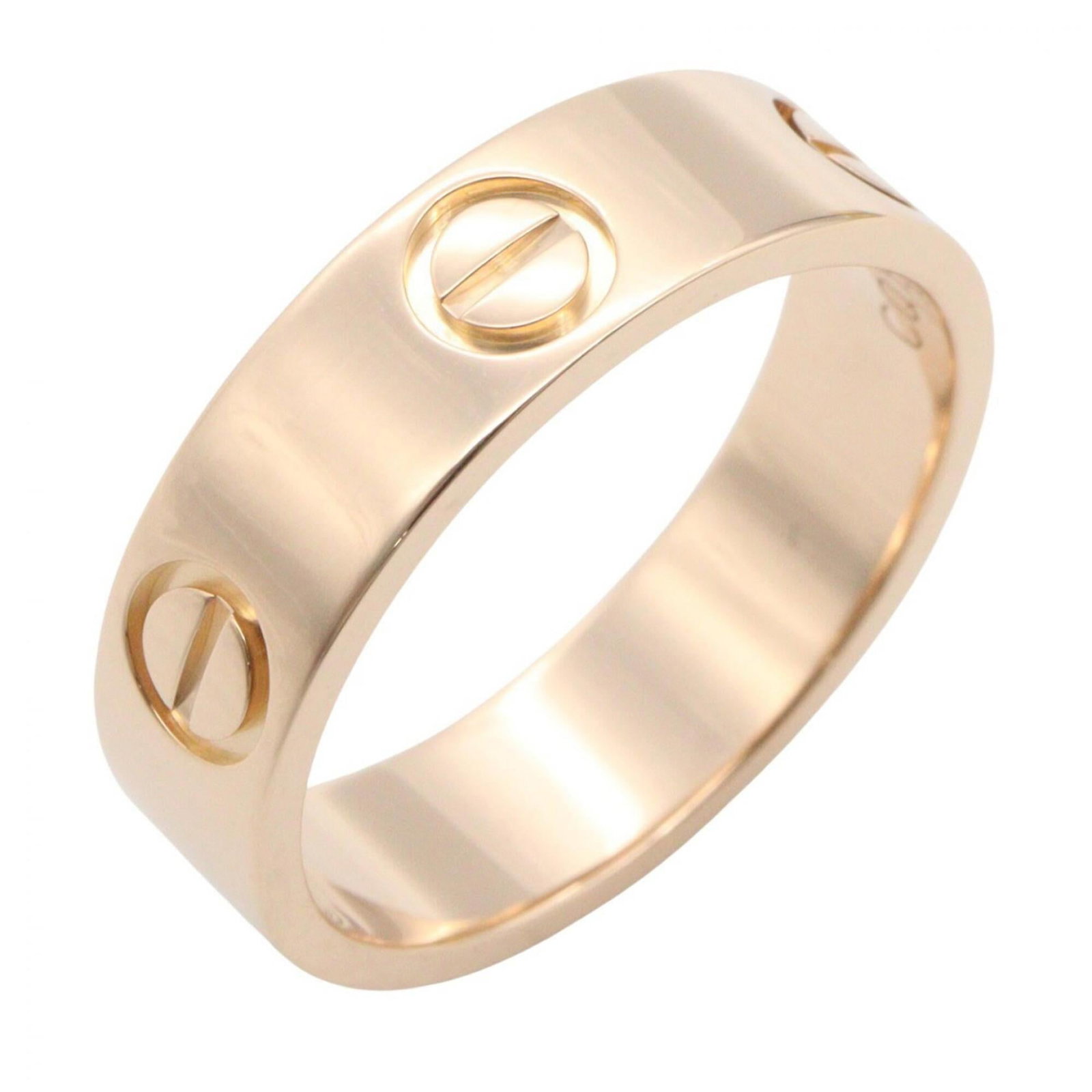 Pink Gold Cartier Band Ring 18K: Pink Gold Cartier Band Ring 18K Pink Gold Cartier Band Ring 18K boasts a striking pink gold finish, characteristic of the luxury brand's signature style. This 18K band ring features a classic design t