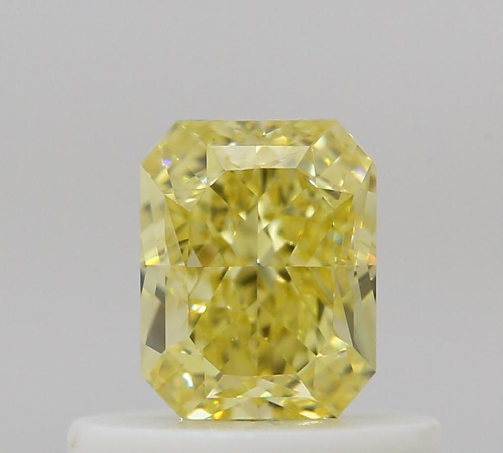 GIA Radiant 0.5ct Fancy Intense Yellow VVS1 - Loose Natural Diamond: GIA Radiant 0.5ct Fancy Intense Yellow VVS1 - Loose Natural Diamond GIA-certified, the 0.5ct Fancy Intense Yellow VVS1 diamond boasts exceptional clarity and color, with EX polish and VG symmetry.