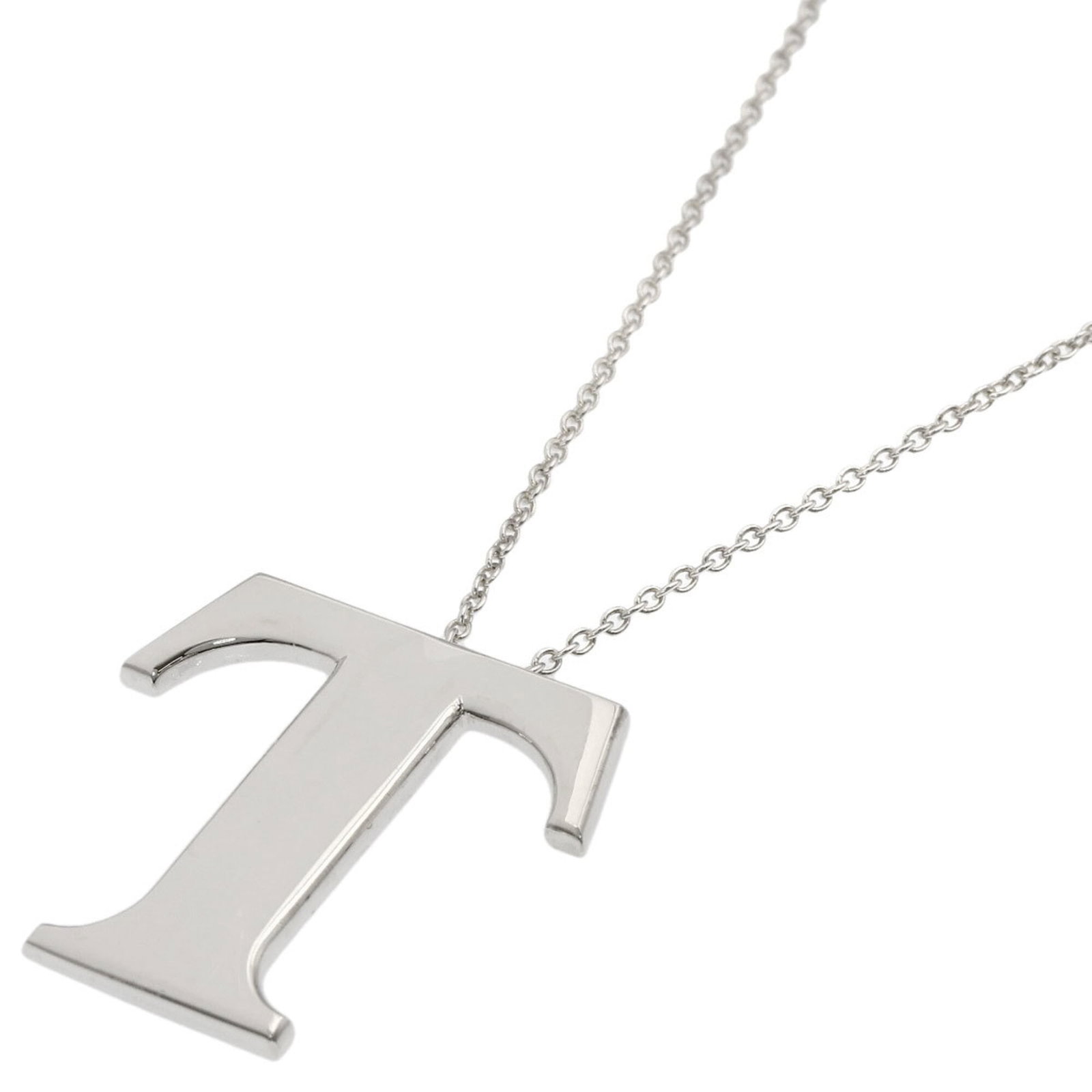 Tiffany & Co. T Logo Necklace Silver Women'S.: Tiffany & Co. T Logo Necklace Silver Women'S. Tiffany & Co. T Logo Necklace Silver Women's features a classic design with a silver pendant bearing the iconic Tiffany logo, measuring 26.2mm x 26.6mm. T