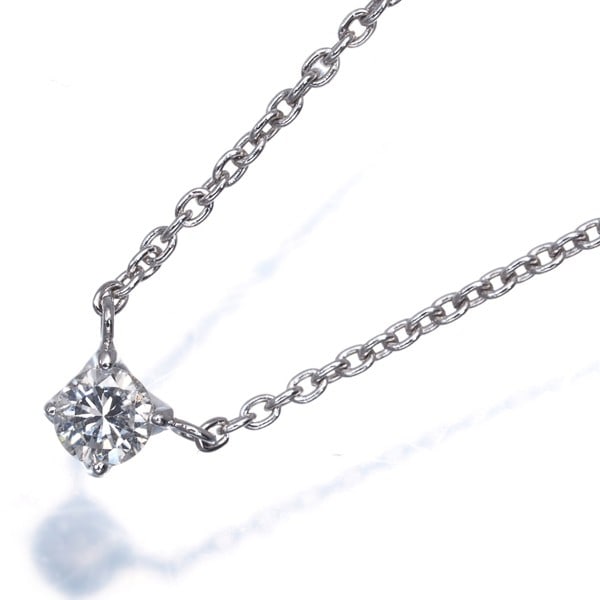 Vendome Necklace Diamond Solitaire 950 850 Platinum (1 of 4)