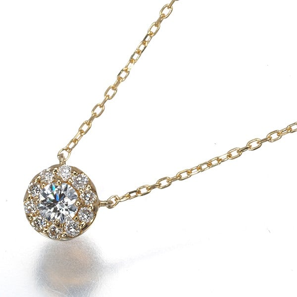 Vendome Necklace Diamond 0.12Ct Grace 18K 750 Yellow Gold (1 of 4)