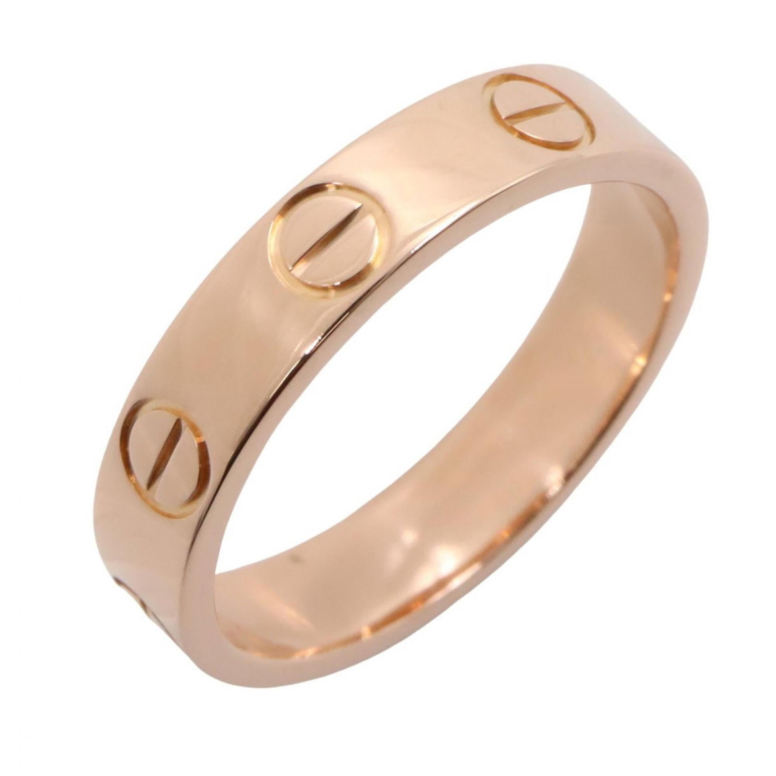 Pink Gold Cartier Band Ring 18K: Pink Gold Cartier Band Ring 18K Pink Gold Cartier Band Ring 18K - A stunning 18K pink gold band ring from renowned luxury brand Cartier, featuring a classic design that exudes elegance and sophisticat