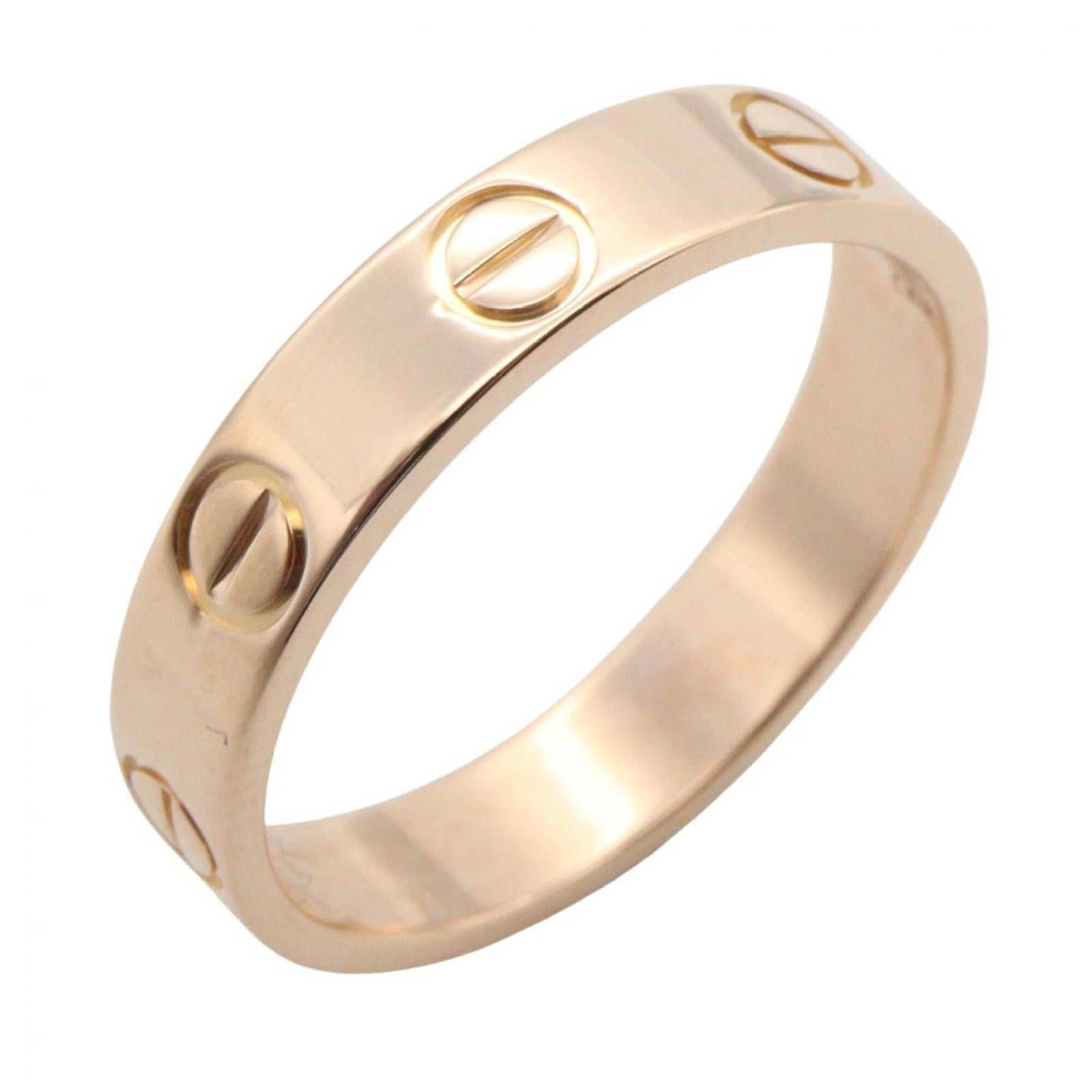 Pink Gold Cartier Band Ring 18K: Pink Gold Cartier Band Ring 18K Pink Gold Cartier Band Ring 18K features a striking pink gold (18K) design, bearing the signature of its renowned creator. This elegant band ring boasts a classic style