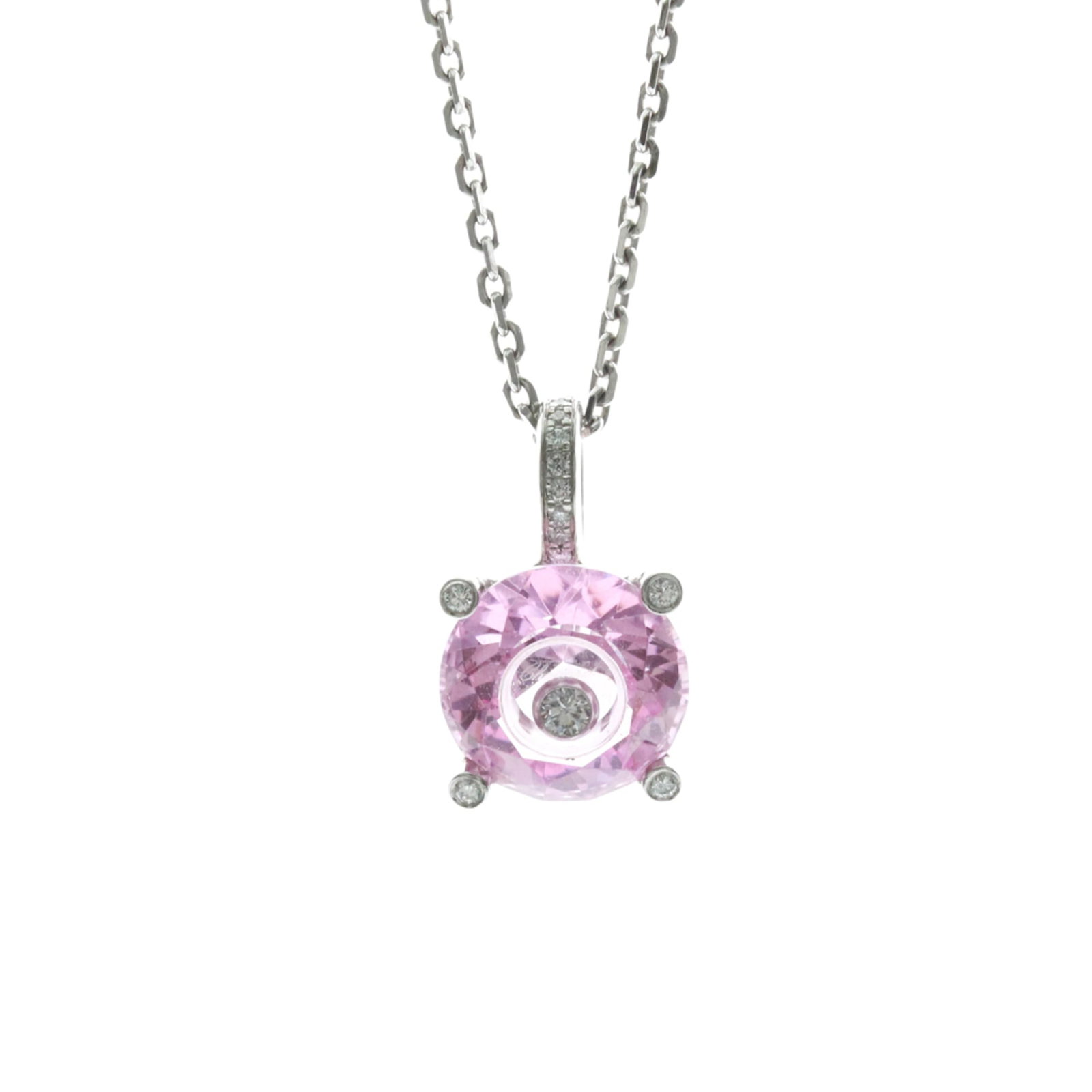 Chopard So Happy Necklace Diamond 79/ 6231 White Gold (18K) Diamond Menwomen Fashion Pendant: Chopard So Happy Necklace Diamond 79/ 6231 White Gold (18K) Diamond Menwomen Fashion Pendant Chopard's So Happy Necklace Diamond 79/6231 features a stunning 5.9g diamond pendant set in 18K white