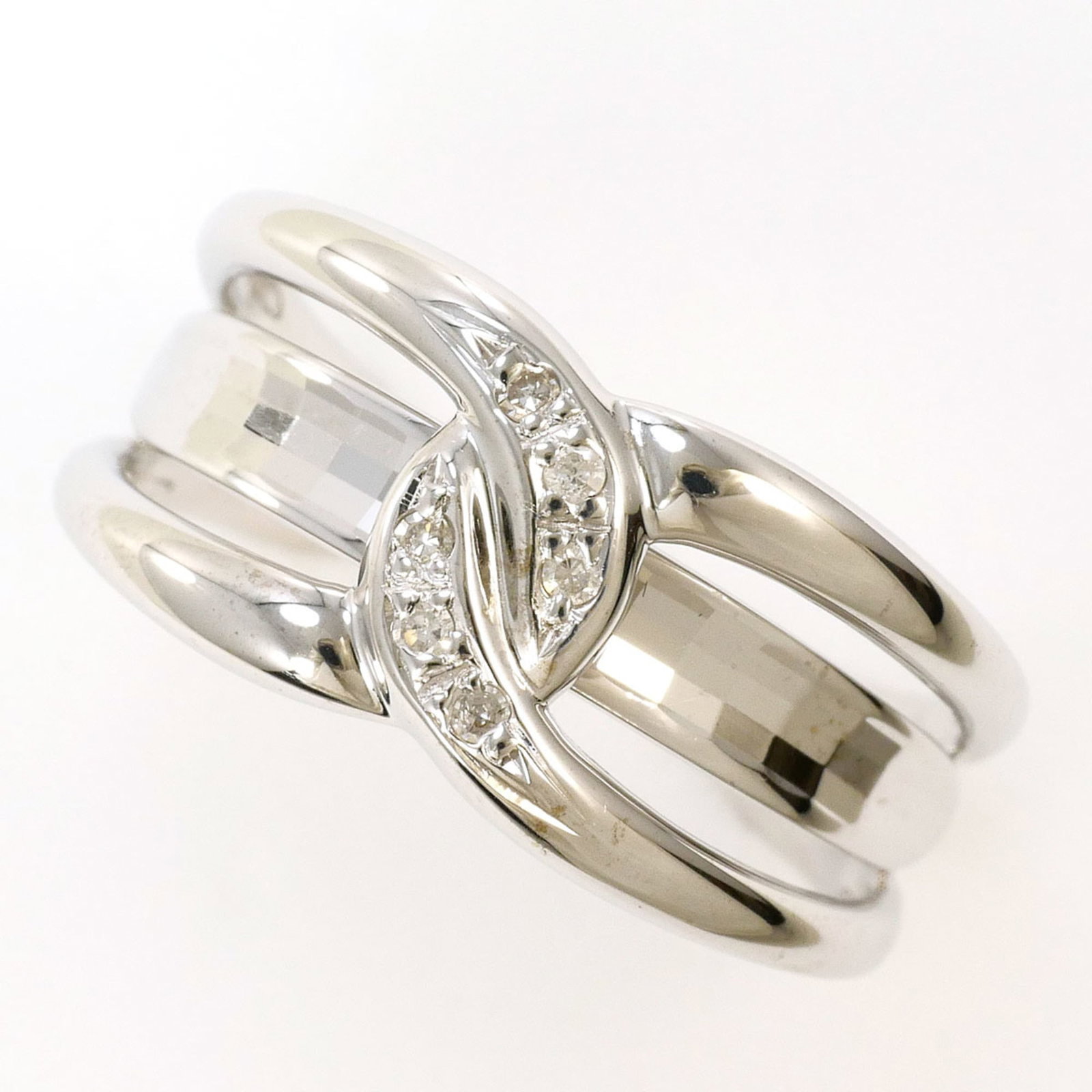 Unbranded Band Ring White Gold (14K) (1 of 6)