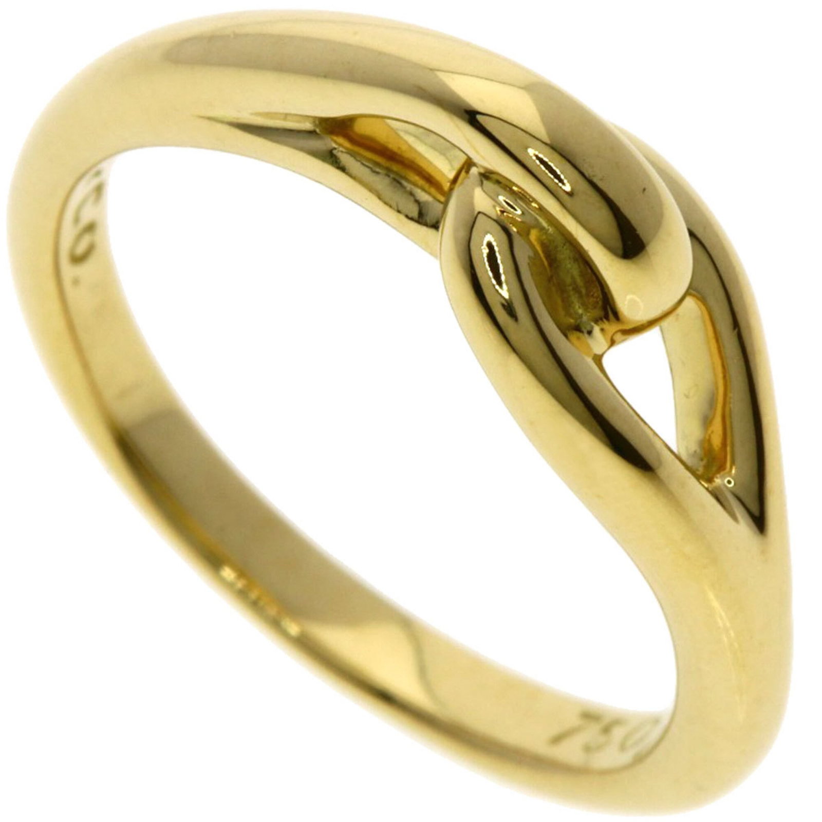 Yellow Gold 18K Tiffany Band Ring: Yellow Gold 18K Tiffany Band Ring Yellow gold (18K) band ring with a classic design, weighing 4.3g / 0.15oz and available in US size 5. Item Specifics: Brand: Tiffany Type: Band ring Gender: Women