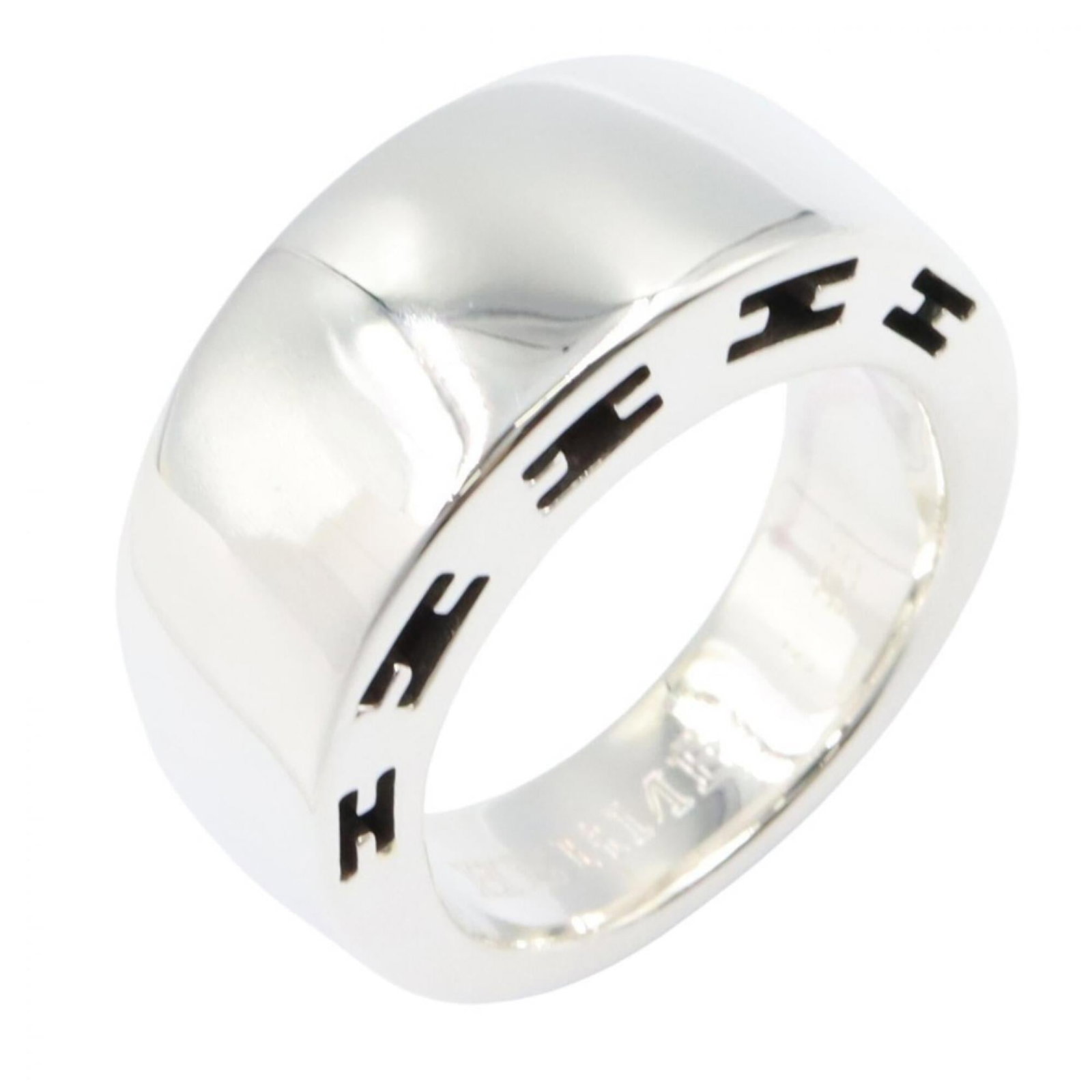 Ring Band of Hermes: Ring Band of Hermes Made from sterling silver, the Ring Band of Hermes boasts a sleek design with a width of 5.5mm and a weight of 7.2g. This elegant band features a classic style that complements any