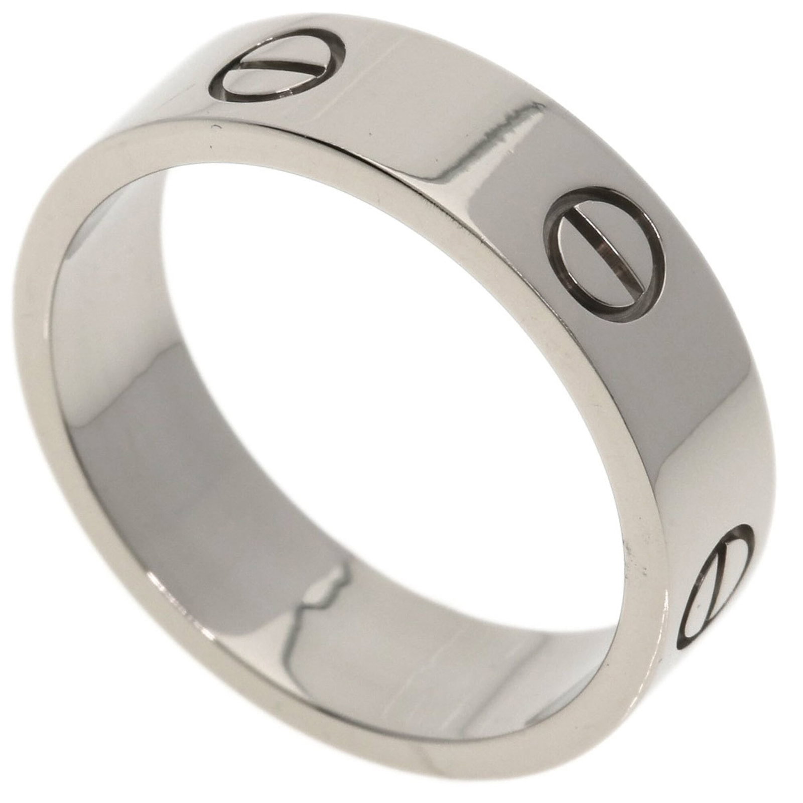 Cartier Band Ring White Gold (18K): Cartier Band Ring White Gold (18K) Cartier Band Ring White Gold (18K) - A sleek and sophisticated design, this band ring features white gold (18K) material. The US size 10 fits comfortably for women. 