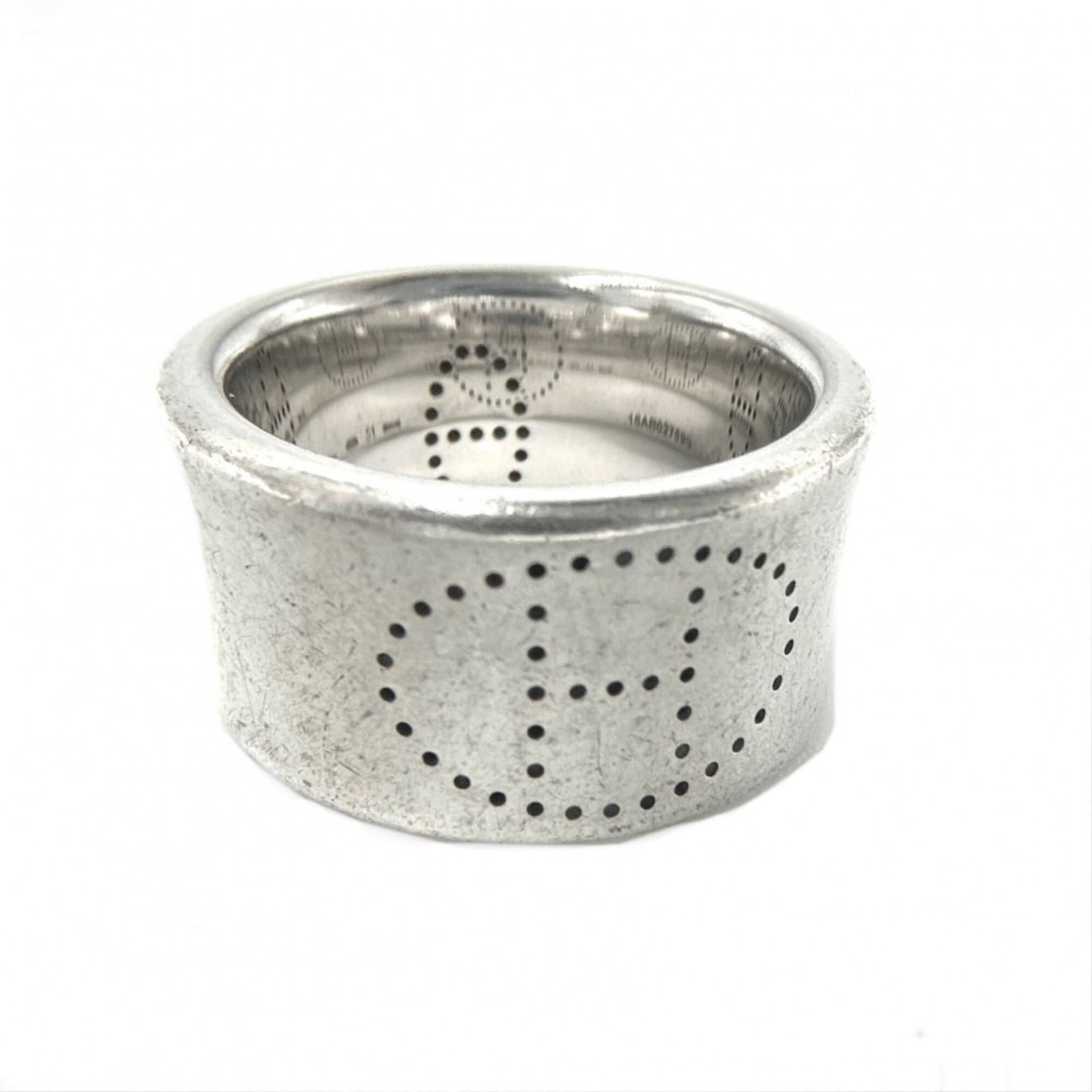 Ring of Silver Band by Hermes: Ring of Silver Band by Hermes Silver band ring from Hermes, crafted with 925 sterling silver and available in US size 5.5. This elegant ring features a sleek design that showcases the luxurious feel o