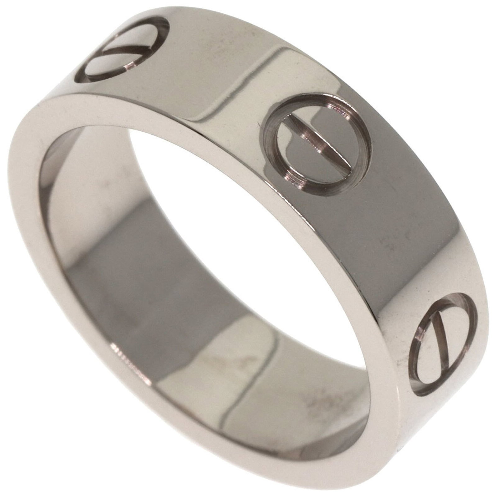 Cartier Band Ring White Gold (18K): Cartier Band Ring White Gold (18K) Cartier Band Ring White Gold (18K) - A sleek and sophisticated band ring in white gold, crafted with attention to detail. This 18K piece features a classic design th