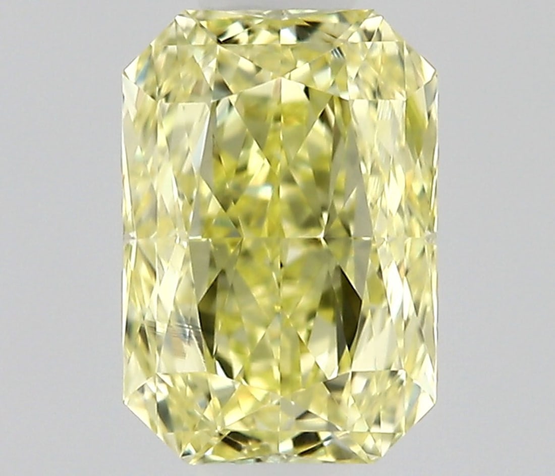 Radiant 0.48ct Fancy Yellow VVS2 - Loose Natural Diamond (1 of 1)