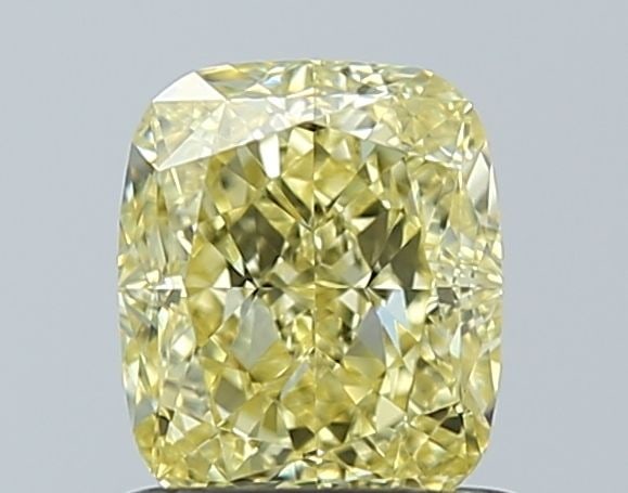 GIA Cushion Modified 1.01ct Fancy Yellow VVS1 - Loose Natural Diamond: GIA Cushion Modified 1.01ct Fancy Yellow VVS1 - Loose Natural Diamond GIA certified, this 1.01ct Fancy Yellow VVS1 diamond boasts exceptional clarity and color, with a vibrant yellow hue that shines i