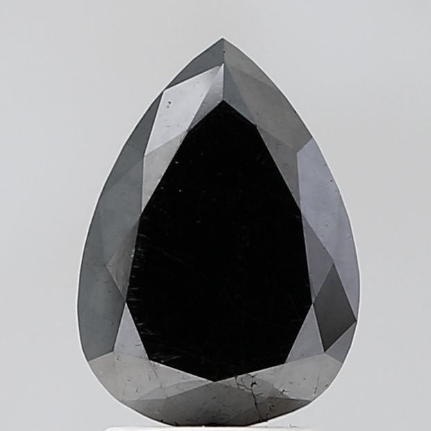 Pear 2.19ct Black VVS2 - Loose Natural Diamond: Pear 2.19ct Black VVS2 - Loose Natural Diamond 2.19ct Black VVS2 - Loose Natural Diamond, certified by none, boasts exceptional clarity and polish, making it a standout among loose diamonds. Its black
