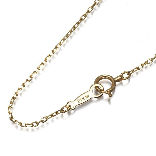 Mikimoto Chain Necklace Cable 40Cm 18K 750 Yellow Gold: Mikimoto Chain Necklace Cable 40Cm 18K 750 Yellow Gold 18K yellow gold cable chain necklace with a length of 40cm, crafted from high-quality 750 gold. This elegant chain features a slender width of 1.
